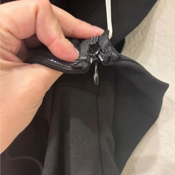 Sz L - NWOT Lulus Grand Beauty Black Ruffled One-Shoulder Mermaid Maxi‎ Dress - Picture 5 of 9